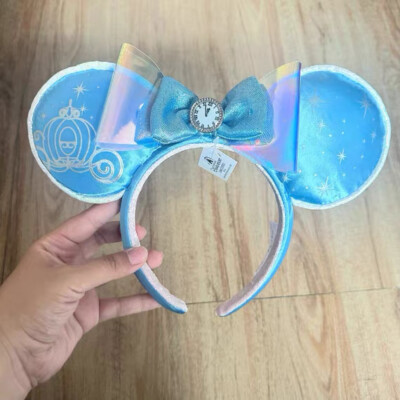 Disneyland 2024 Cinderella Minnie Mouse Mickey Ears DisneyParks Headband-image