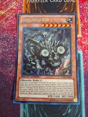 Yu-Gi-Oh! Redox, Dragon Ruler of Boulders CT10-EN003 Secret Rare Limited NM-image