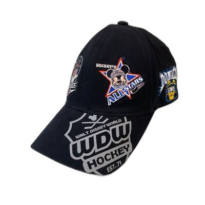 Walt Disney world hockey baseball hat cap nhl wdw rage mickey pluto donald-image