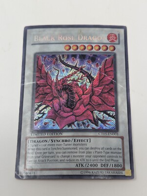 Black Rose Dragon CT05-EN003 2008 Collectors Tin Limited Edition Damaged -image