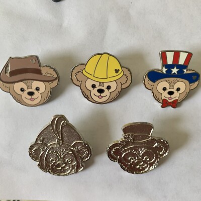WDW Pins Hidden Mickey Duffy’s Hats Patriotic Construction Aladdin Dreamfinder-image
