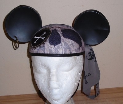 Disneyland Pirates of the Caribbean Mickey Mouse Ears Hat-image
