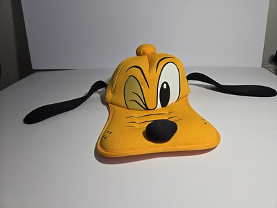 Walt Disney World  Hat PLUTO 3D Hat Cap Long Ears Bill Goofy Floppy Vintage-image