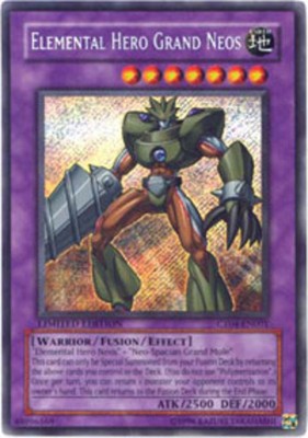 1x (HP) Elemental Hero Grand Neos - CT04-EN001 - Secret Rare - Limited Edition  -image