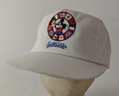Vintage Walt Disney World Epcot Center White Snapback Hat Cap-image