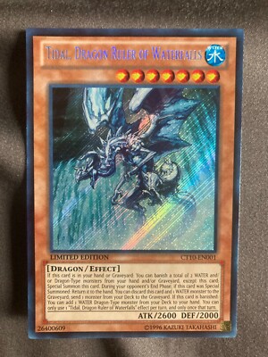 Yu-Gi-Oh! TCG Tidal, Dragon Ruler of Waterfalls 2013 Collectors Tins CT10-EN001-image