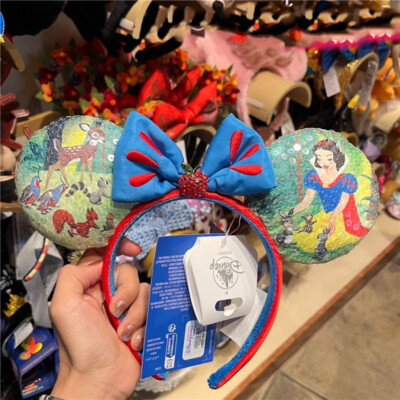 Disney Parks 100 Years Decades 2 of 10 Snow White Minnie  Ears Headband NWT-image
