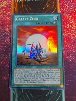 Yu-Gi-Oh! Galaxy Zero ZTIN-EN018 Super Rare 1st Edition Near Mint a1/-image