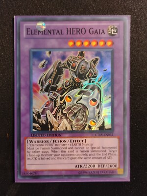 Elemental HERO Gaia CT08-EN011 2011 Collectors Tins Limited Edition-image