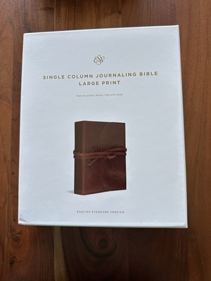 Leather Bound ESV Journaling Bible-image