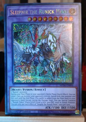 Yugioh MP24-EN096 Sleipnir the Runick Mane Secret Rare 1st Ed NM Mint-image