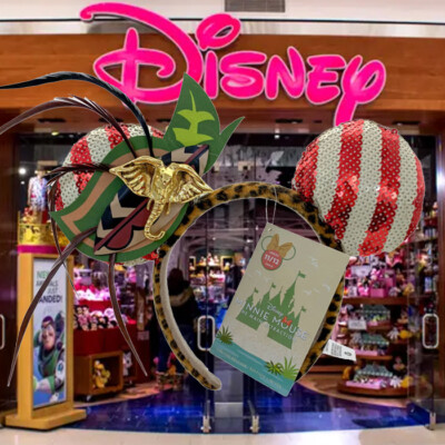 Disney'Parks Headband Minnie The Main Attraction Sequins Jungle Cruise Ears-image
