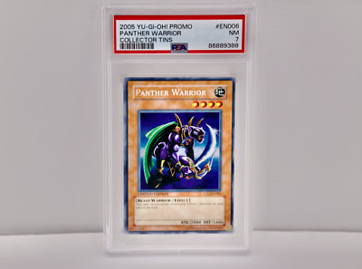 Yu-Gi-Oh! Panther Warrior CT2-EN006 Secret Rare PSA 7-image