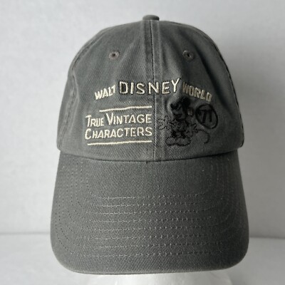 Walt Disney World True Vtg Characters 71 Embroidered Adult Baseball Hat Adj.-image