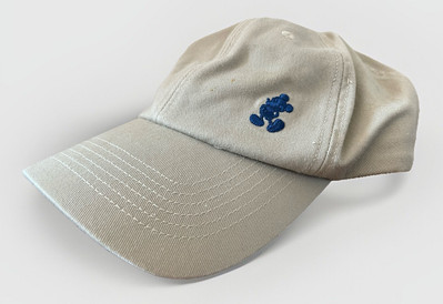 WALT DISNEY WORLD Tan Cotton Cap Mickey Mouse Embroidered Hat Adjustable-image