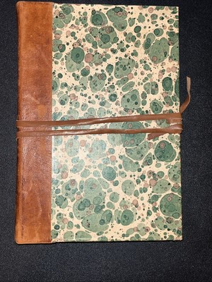 Cavallini & Co Leather Bound Florentine Paper Journal - Very Good Used condition-image