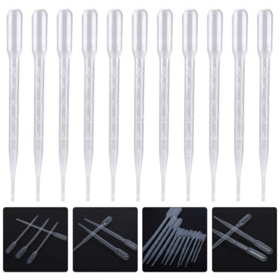 300 Pcs Graduated Dropper Pipette Science Lab Droppers for Essential Oils-image