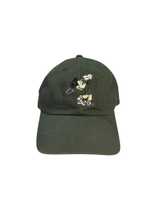 Ahead X Disney World Mickey Mouse Golf Hat Strapback Green Vintage-image