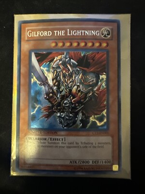 Gilford the Lightning - CT2-EN001 - Secret Rare - Limited Edition Yugioh LP-image