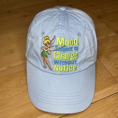 Walt Disney World Tinkerbell Mood Subject To Change Blue Funny Girly Hat Cap-image