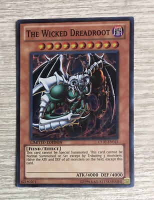 YuGiOh - The Wicked Dreadroot - CT07-EN015 - Super Rare NM G-image