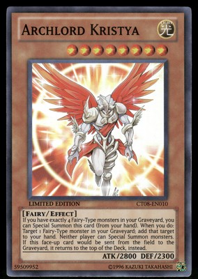 Yugioh! Archlord Kristya CT08-EN010 Super Rare LP-image