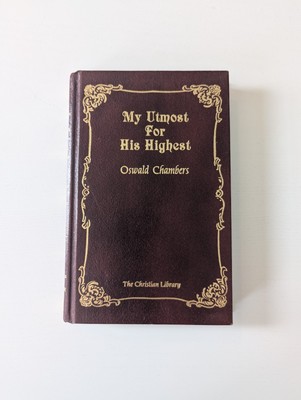 My Utmost for His Highest Daily Devotional Leather Journal Oswald Chambers-image