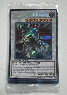 Yu-Gi-Oh! TCG Black-Winged Dragon 2010 Collectors Tin CT07-EN002 Sealed Promo-image