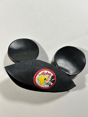 Vintage Mickey Mouse Ears Hat CAP Walt Disney World Souvenir-image