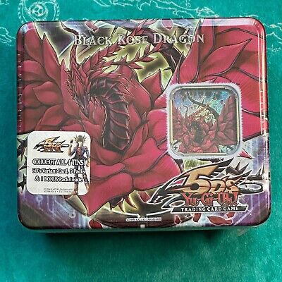YUGIOH 2008 Black Rose Dragon CT05 Collector's Tin - SEALED-image