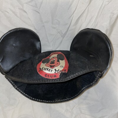 Vintage Walt Disney World Mickey Mouse Ears Hat-image