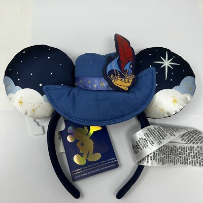 Disney Parks Walt Disney World 50th Peter Pan's Flight Ears Headband New-image