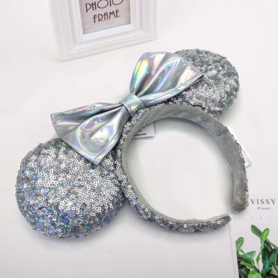 Resort Magic Mirror 2022 Minnie Ears Cinderella Disney Parks Ear Silver Headband-image