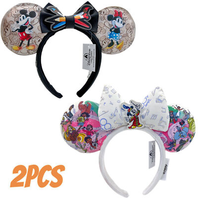 Disney~100th Rare Mickey&Friends+Mickey Minnie 100th Anniversary Sketchbook Ears-image