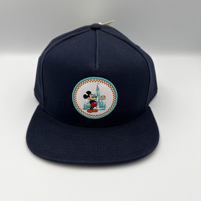NEW! Disney Parks 50th Anniversary Vans Off The Wall Snap Back Mickey Cap Hat-image