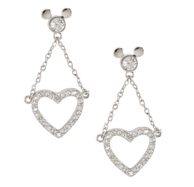 New Disney Arribas Earrings✿Mickey Mouse Heart Made with Crystals from Swarovski-image