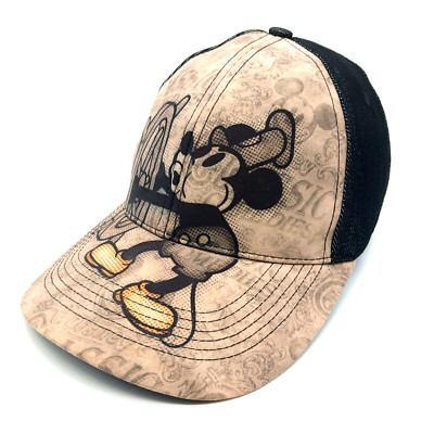 Walt Disney World Vintage Mickey Mouse Print Cap One Size Adjustable-image