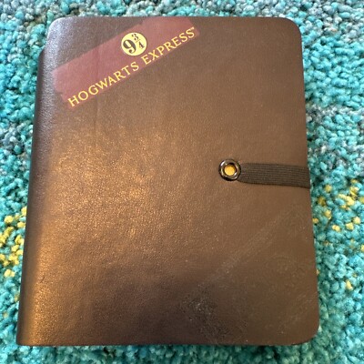 Official HARRY POTTER Platform 9 3/4 Hogwarts Express Leather Bound Notebook-image