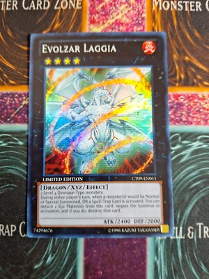 Yu-Gi-Oh! TCG Evolzar Laggia CT09-EN011 Limited Super Rare Near Mint-image