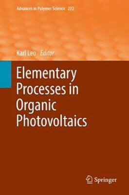 Elementary Processes in Organic Photovoltaics Hardcover Book-image