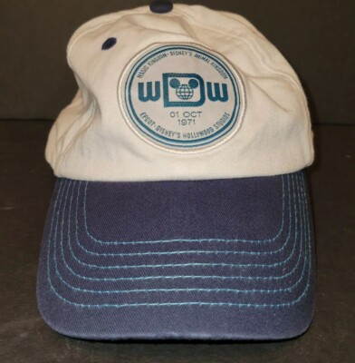 Disney Parks 2019 Walt Disney World Attraction Icon Blue White Adjustable Hat-image