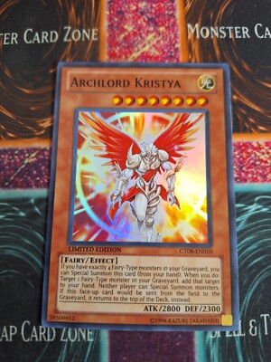 Yu-Gi-Oh! Archlord Kristya CT08-EN010 Super Rare Limited Near Mint-image