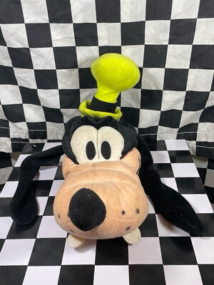 Walt Disney World 3D Goofy Disneyland Authentic Youth Size Goofy Head Hat RARE-image