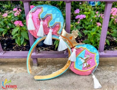 NEW Disney Parks Mickey Ears Main Attraction Prince Charming Regal Carrousel US-image
