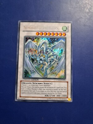 YuGiOh STARDUST DRAGON CT05-EN001 Near Mint-image