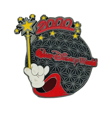 Walt Disney Pin 2000 Epcot Spaceship Earth Mickey 3D Trading Hat Lapel-image