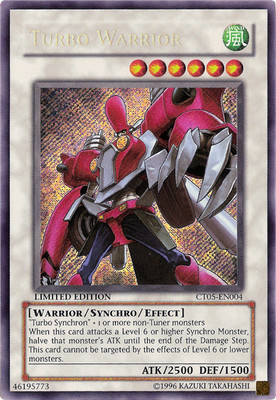 1x (HP) Turbo Warrior - CT05-EN004 - Secret Rare - Limited Edition  YuGiOh-image