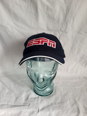  ESPN Club Walt Disney World Hat Black Fitted Size L/XL Sports Fan Pre-owned -image