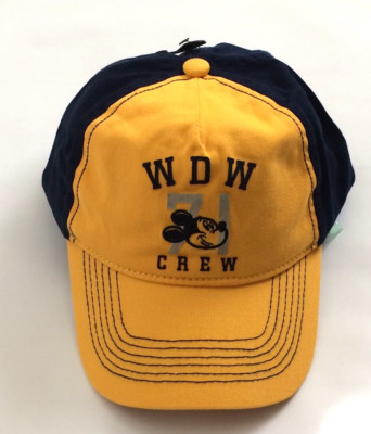 BNWT Disney Parks Mickey Mouse WDW Walt Disney World Crew Adult Baseball Hat Cap-image