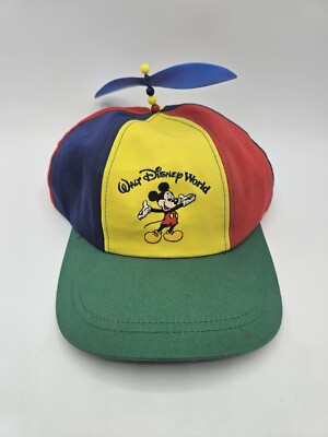 Walt Disney World Kids Spinner Colorblock Hat Cap Youth -image